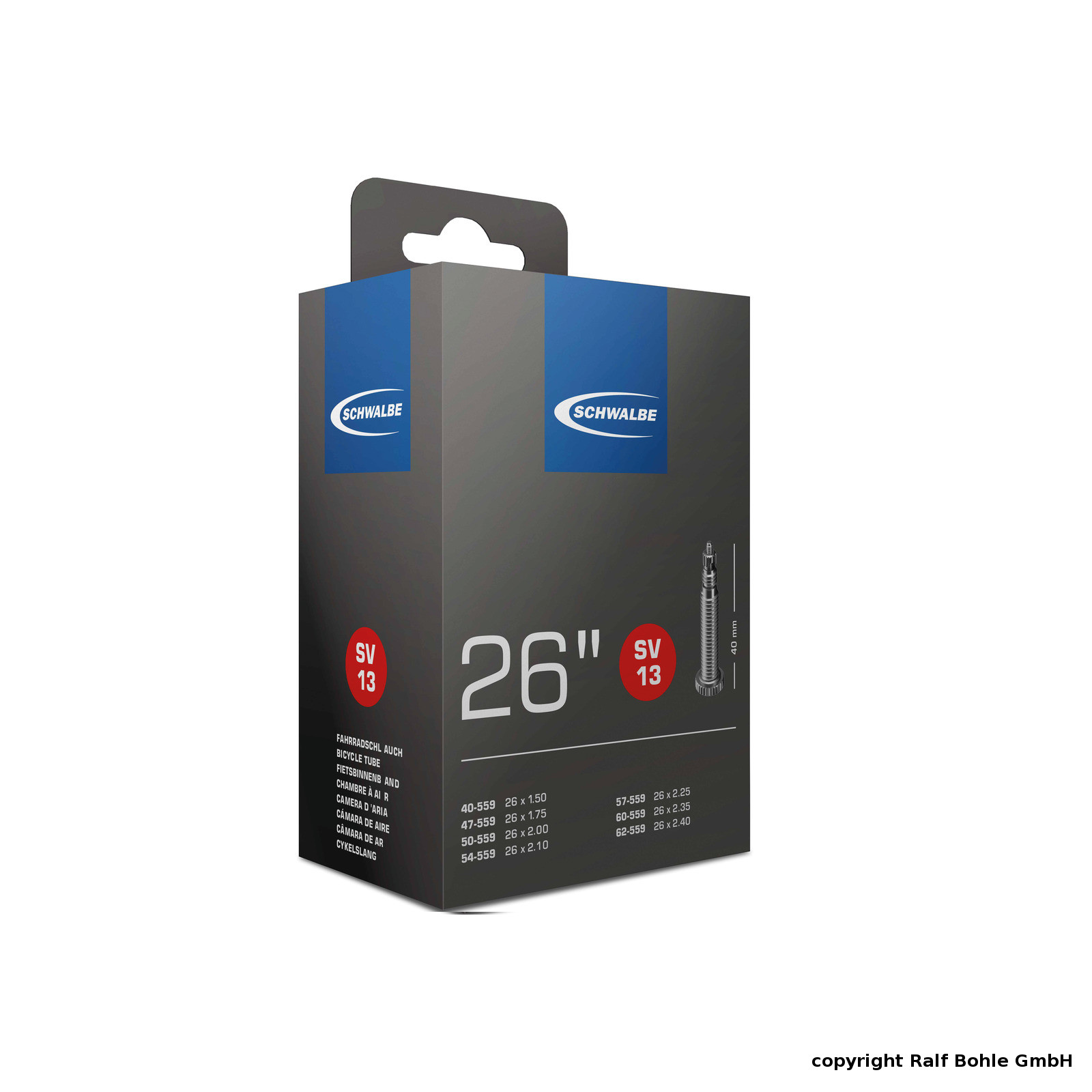 Schwalbe Schlauch breit 26" (Nr. 13) Schwalbe Schlauch breit 26" (Nr. 13)