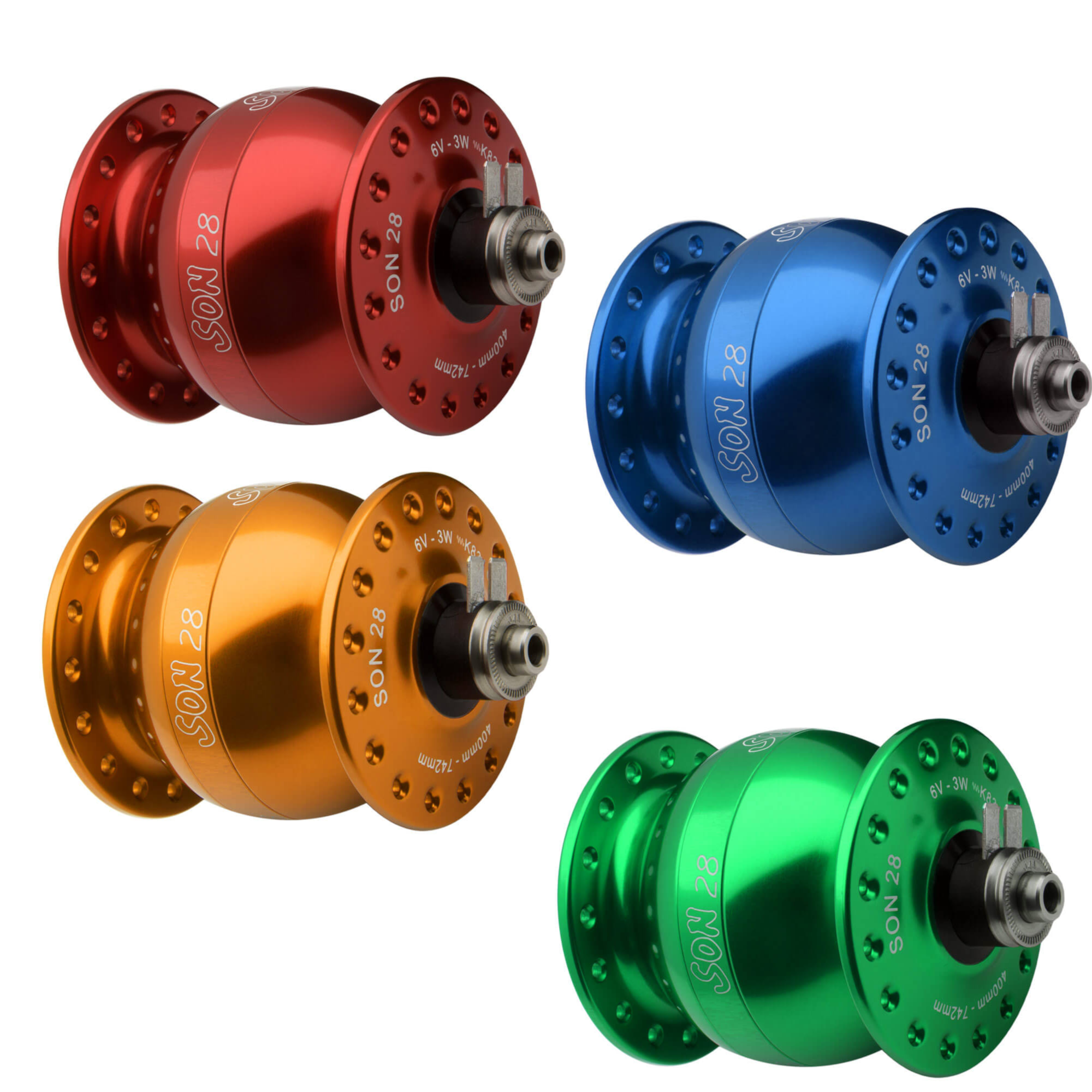 SON28 Nabendynamo colour