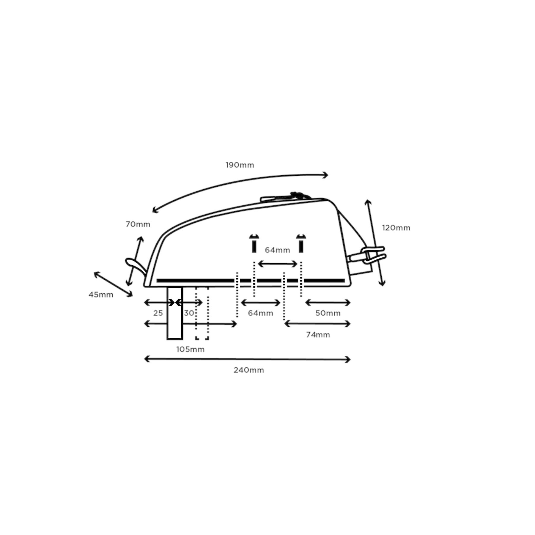 Restrap Race top tube bag