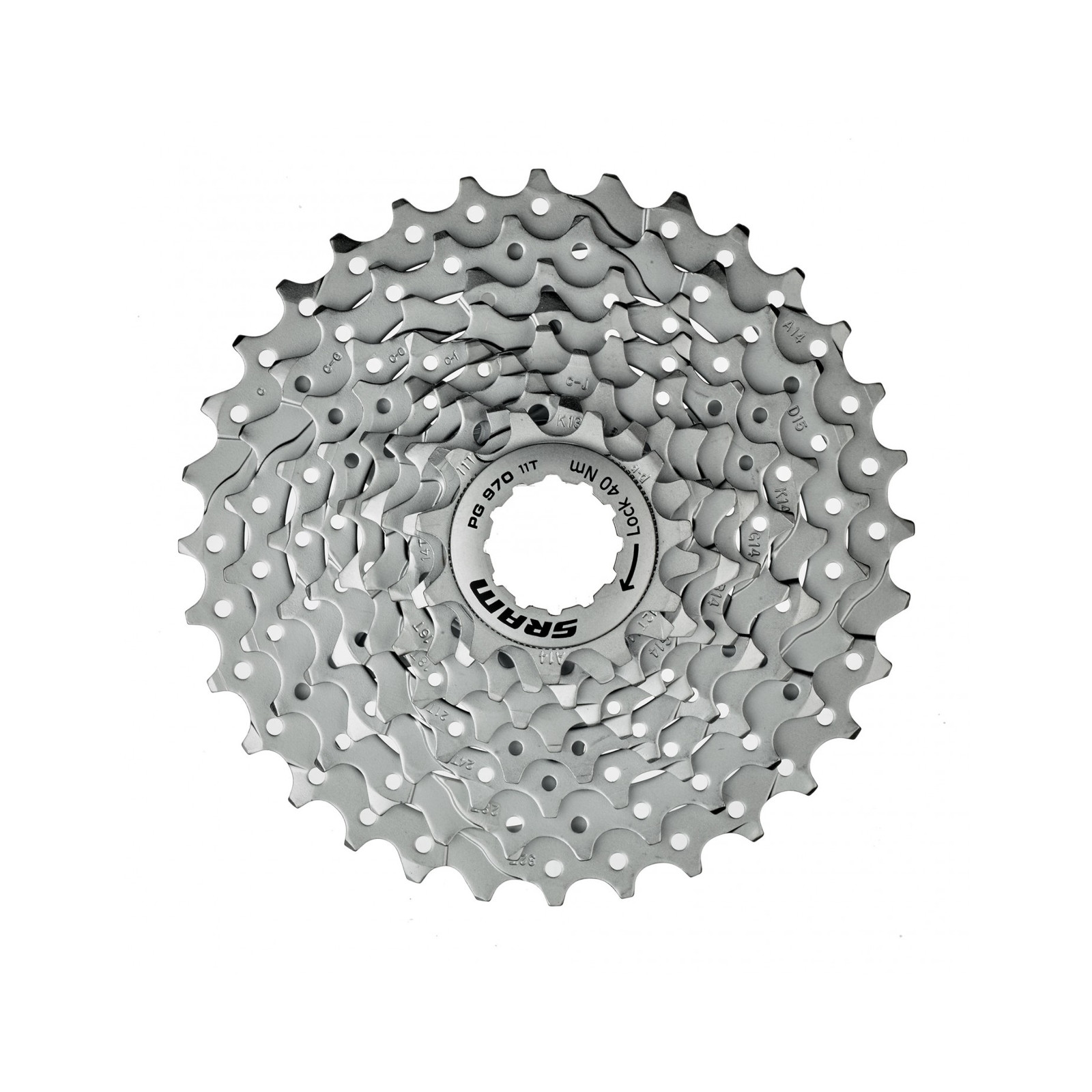 SRAM Kassette PG970, 9f. SRAM Kassette PG970, 9f.