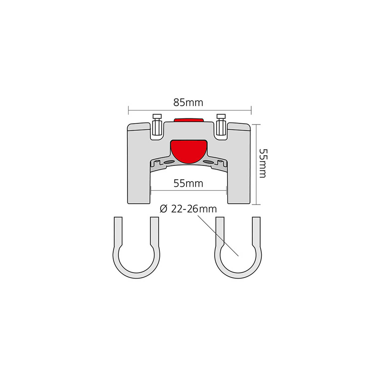 Klickfix Lenkeradapter